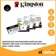 KINGSTON SDCE HIGH ENDURANCE MICRO SD CARD MEMORY CARD CLASS 10 A1 MICROSD CARD WITH 32GB / 64GB / 1