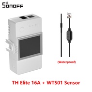 SONOFF TH Elite WiFi สวิตช์อุณหภูมิ เซนเซอร์ การตรวจสอบอัจฉริยะ สวิตช์ โมดูล ท้องถิ่น โหมดอัตโนมัติ 