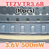10pcs TTZVTR3.6B Zener Diode B6 3.6V 500mW mark B6 ±4% Surface Mount TUMD2M