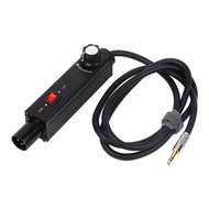 HAPPY TIME-3.5mm to XLR Audio Isolator Audio Common Ground Current Sound Elimination Noise Reduction