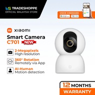 Xiaomi Smart Camera C701 - 8MP 4K Ultra HD video clarity | Dual-band Wi-Fi 6 | AI-powered pet and ba