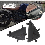 2PCS Beg Sisi Segi Tiga Motosikal Beg Bingkai Sisi Beg Bagasi Tali Retro Beg Alat Untuk BMW K75 K75 