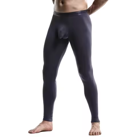 Men's bullets underwear long Johns 2-in-1 separate leggings warm trousers long trousers thin breatha