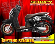STICKER SCOOPY SKUTER SCOOPY CUTTING STICKER SCOOPY SIMPLE