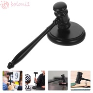 [COD] Judge Hammer, Durable Base Wood Gavel Costume Sound Block, Simple Design Handcrafted Clear Lou