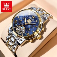 OLEVS Jam Tangan Lelaki Original Waterproof Automatic Mechanical Steel Luminous Luxury Watch Man 手錶男