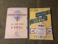二手書 日治時期 三榮藥品商會 消炎・鎮痛・解熱剤 藥品使用說明書兩本合售 /薄本/廣告型錄/目錄