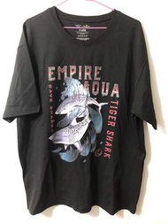Empire Aqua 王陽明潮牌拯救鯊魚拯救海洋短䄂上衣men XL