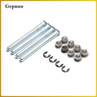 [Gepnoo] Vehicle Part Door Hinge Pin Bushings Kit Door Hinge Repair Kit Iron Ribbed