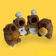 GANTUNGAN Hayllo Capybara Doll Chef Bag Charm Cute Chef Bag Hanger Kapibara