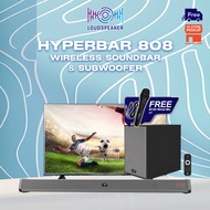 Vinnfier VF Hyperbar 808 BTRW 350W Karaoke  Bluetooth TV Soundbar 8" Wireless Sub Woofer Audio Speak