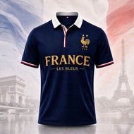 Casual Jersey France Francis World Cup Series Jersey Bola Fantasy Retro Jersey Piala Dunia 2026 Full