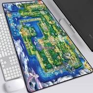 [Quality Selection] Pokémon Lets Go First Generation Map Pikachu Mouse Pad Anime Cartoon Home Desk P