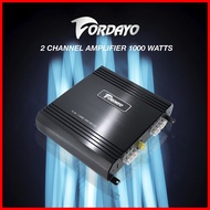 Fordayo 2 Channel Amplifier 1000watts High Power Car 2 Channel Amp Woofer Speakers Power Boost