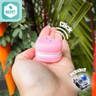 Heart Macaron Clicker Keychain – Cute Heart Fidget Makes You Addictive | Bloxify