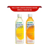 [1 BOX CONTAINS 24] YOU C1000 ISOTONIC ORANGE LEMON WATER DRINK 500mL