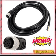 Cable M12 8 Pin Female Cable 24AWG A Code - 2 METERS