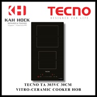 TECNO TA 303VC 30CM VITRO-CERAMIC COOKER HOB + 1 YEAR WARRANTY