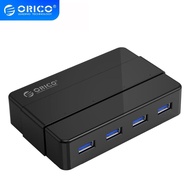 ORICO 4928U3 4 พอร์ต USB 3.0 HUB 5 Gbps Super Speed แบบพกพา USB Splitter พร้อมอะแดปเตอร์ไฟ 12V สำหรั