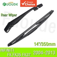 Rear Wiper Blade 14 Inch Rubber For Infiniti FX35 FX37 FX45 FX50