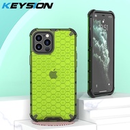 KEYSIONเคสกันกระแทกสำหรับiPhone 12 Mini 12 Pro Maxฝาครอบโทรศัพท์รังผึ้งสำหรับApple iPhone SE 2020