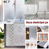 STIKER STICKER DEKOR PINTU KACA PREMIUM HOLOGRAM SUNBLAST SANBLAST SANBLAS WALLPAPER WALL WALLPEPER