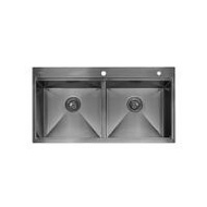 ซิงค์ฝัง 2 หลุม MEX ST982GM สีเทาดำ (1252142)