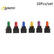 [BBNZDD] 10PCS T5.5 Led Bulb W1.2WCar Interior Lights Dashboard Heating Indicator Wedge Auto Instrum