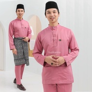 BAJU MELAYU WARNA PINK PREMIUM SIZE S-5XL