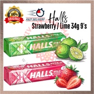 Halls Strawberry | Lime 34G 9'S