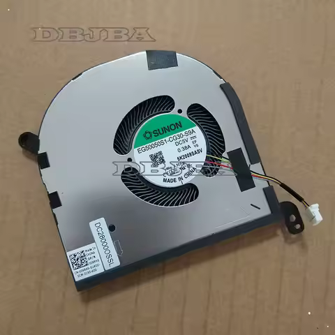 Cooling Fan For Dell XPS 15 9500 009RK6 EG50050S1-CG30-S9A 5V 0.38A DC28000OSSL