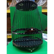SANGKAR BURUNG/SANGKAR BULAT SAIZ 11 INCI