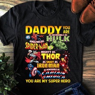 Hot sales Daddy You Are My Super Hero Marvel Father's Day Gift Ideas Fathers Day 2023 For Grandpa Pa