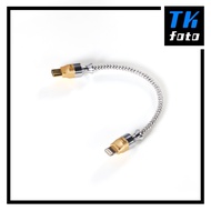 ddHiFi MFi07S Lightning to USB-C OTG HiFi Audiophile USB Cable (10cm)
