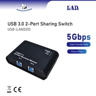 LAN USB-LAN0310 USB3.0 2-Port Sharing Switch with Hot Key