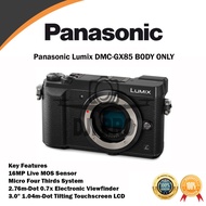 Panasonic Lumix DMC-GX85 Mirrorless Camera Body Only Micro Four Thirds
