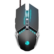 Chuột gaming có dây TEKKIN INPHIC PW2 chuột chơi game máy tính LED 12 màu, khung kim loại, 4000DPI c