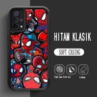 Y-6 Spider-Man Silicone Casing for OPPO F17 A93 Reno 4F 4 Lite A16K A16E Pro Case