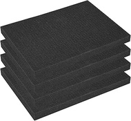 4 Pcs Pick and Pluck Foam Large Size Apart Foam Insert Pre-Cubed Pick Padding Polyethylene Sheets fo
