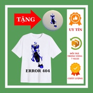 Boy's t-shirt model Error 404 Sans Undertale, short-sleeved, all sizes, Error 404 Badge
