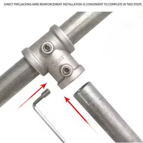 Suitable for 20/25/32mm OD Pipe Fitting Connector Aluminum Alloy Circular Frame Fasteners DIY Corner