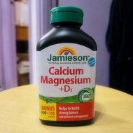 JAMIESON Calcium Magnesium +D3 鈣+鎂+維他命D3