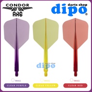 CONDOR AXE CLEAR COLOR【Small (Shape)】- CONDOR AXE Darts Flight (Hard Material)