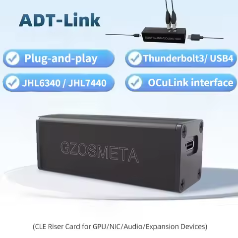 T3/T4 Oculink Thunderbolt-4/3 USB4 Adapter Notebook Laptop External Graphics Card Expansion GPU Dock