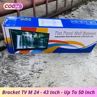 TV Bracket Holder 24-43 Inch - VESA 30x30 cm - Strong and Stable for LED TVs, LCD to 50 Inch