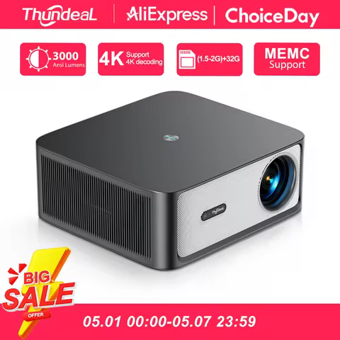 ThundeaL TD98Pro 2K 4K Full HD 1080P Portable Projector Auto Focus Android WiFi Home Cinema Outdoor 