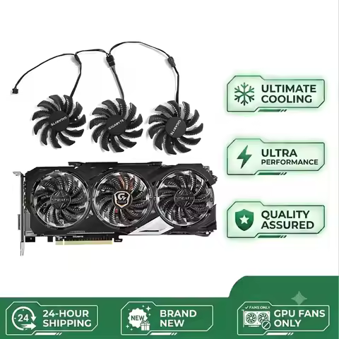NEW for Gigabyte GTX980Ti GTX 980 GTX TITAN X graphics card PLD08010S12HH T128010SU 78MM GPU fan