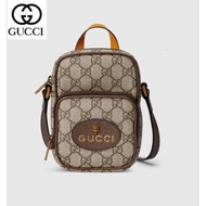 LV_ Bags Gucci_ Bag 658556 Neo Vintage mini handbag Men Messenger Crossbody Should N77H