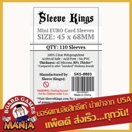 Sleeve Kings Mini Euro Card Sleeves (45x68mm) 110 Pack