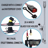2 Pack GC002 X-Connect fit for NOCO Battery Charger Accessories,M6 (1/4in) XL Eyelet Terminal,Smart 
